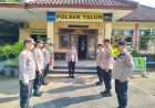Serah Terima Piket Penjagaan Mako Polsek Talun Berjalan Lancar dan Tertib