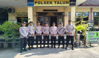 Kesiapsiagaan Polsek Talun Tingkatkan Pengamanan Mako