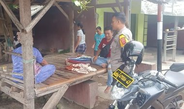 Bhabinkamtibmas Desa Tersana Laksanakan Patroli Kamtibmas, Jaga Situasi Tetap Kondusif